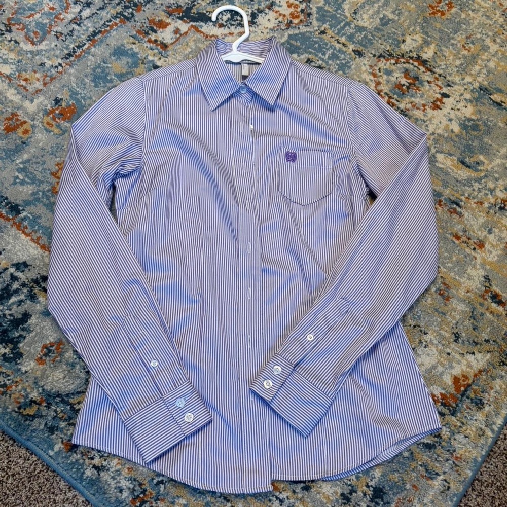 Blue Striped Men's Shirt